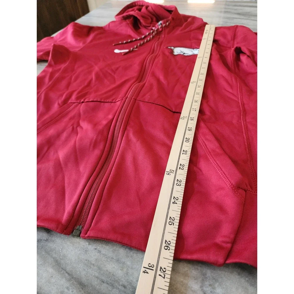 Nike Arkansas Razorbacks Therma-FIT Full Zip Hoodie Mens Small‎ Red